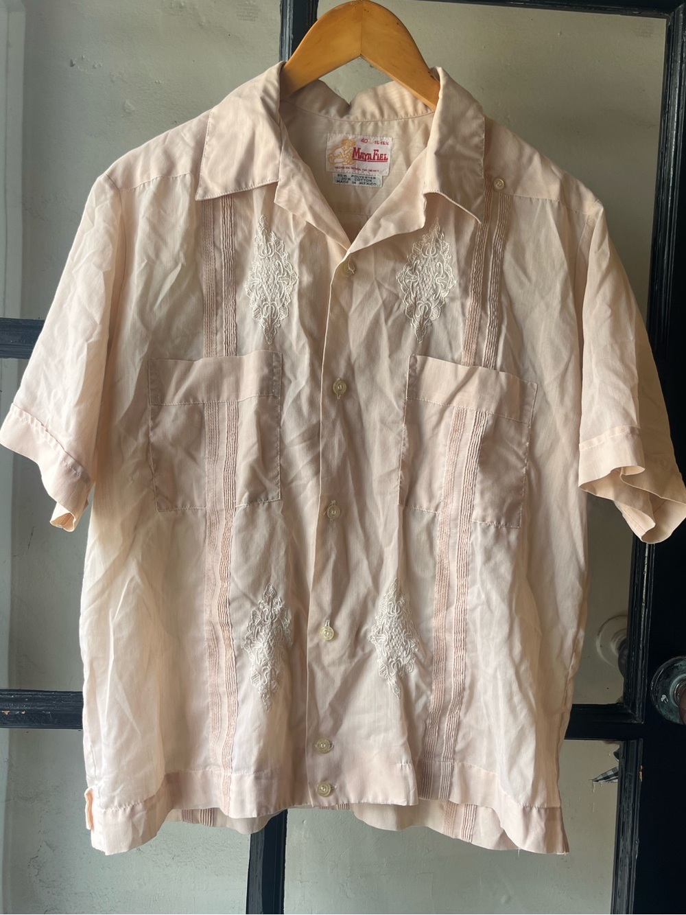 Vintage 70’s Guayabera Button Up - Made in Mexico